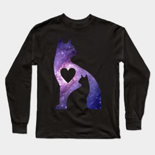 CAT, LOVE AND SKY Long Sleeve T-Shirt